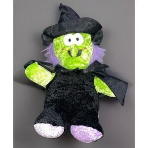 Toy Factory‎ Halloween Costume Plush Witch Black Green Purple Toy